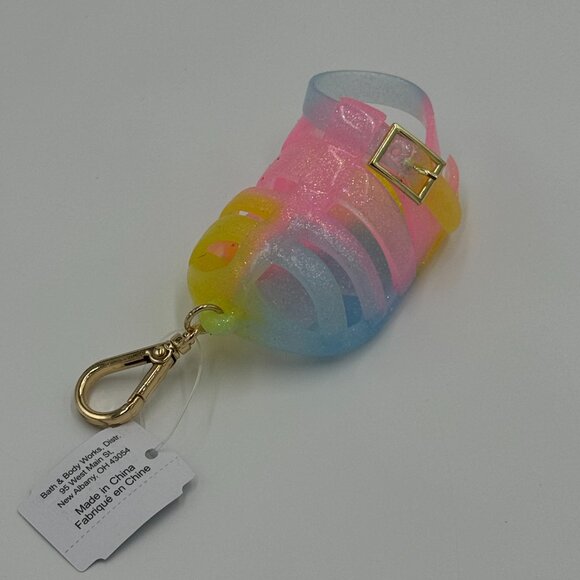 New Bath & Body Works Jelly Sandal Hand Sanitizer Holder - Picture 2 of 3